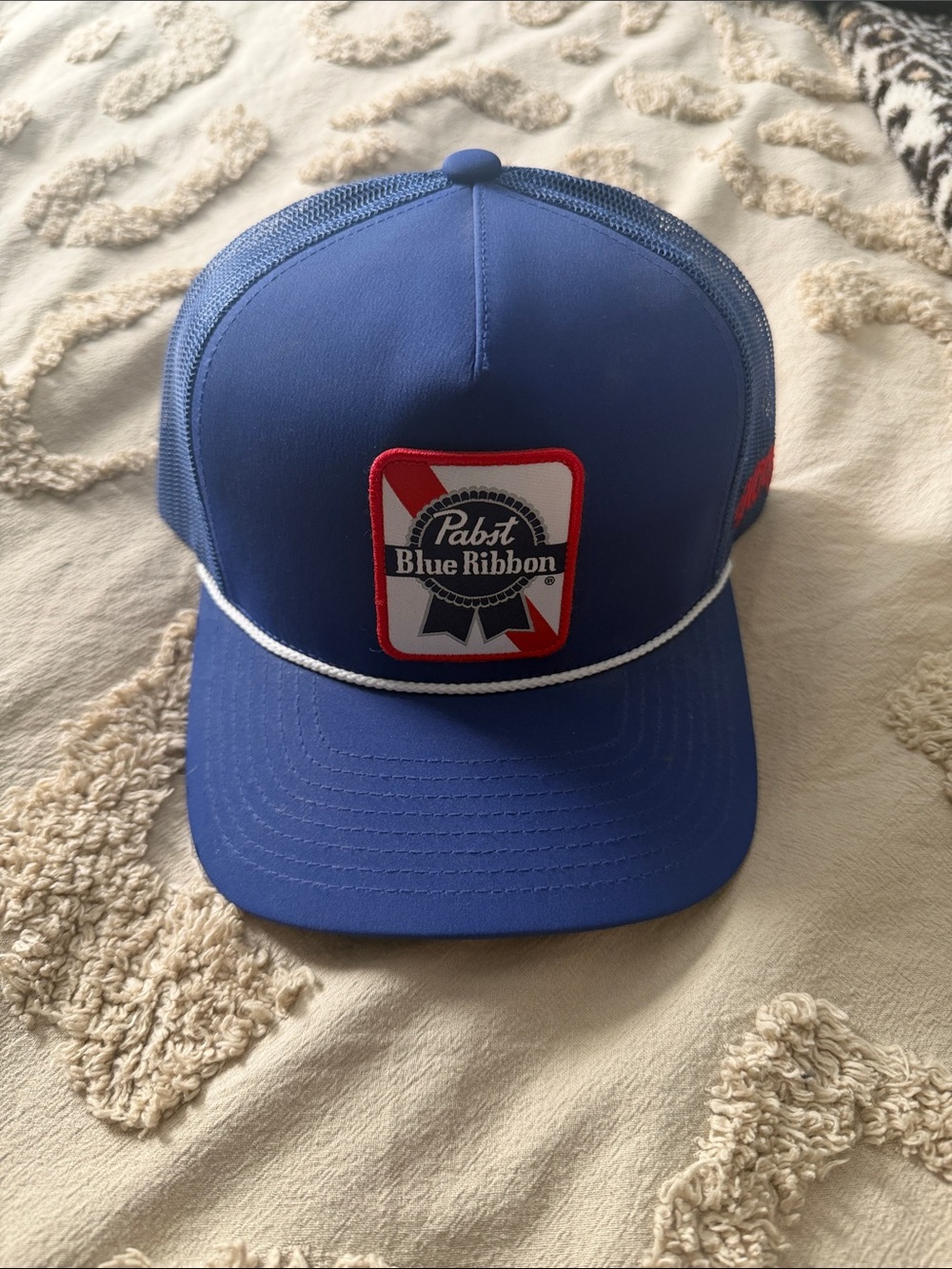 Pabst Blue Ribbon Royal Blue Trucker Hat
